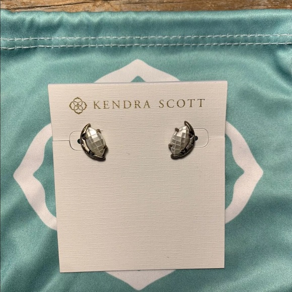 Kendra Scott Maria Quarter Moon Earrings - Picture 3 of 7
